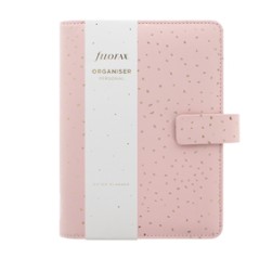 Organiser f.to Personal 187x153x40mm c/cinturino Confetti rosa Filofax