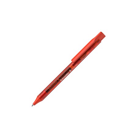 Penna gel a scatto Fave punta 0.7mm rosso Schneider