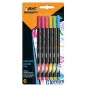 Astuccio 6 fineliner Intensity 0,8mm colori assortiti Rainbow BIC