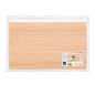 Sottomano Silva in pvc con stampa legno e copertura trasp. Antiriflesso Cep