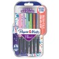 Blister 6 pennarelli Flair Nylon colori assortiti Metallic Papermate