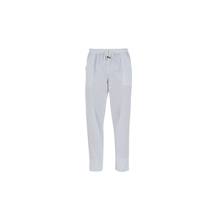 Pantaloni Pitagora in cotone Tg. XL bianco