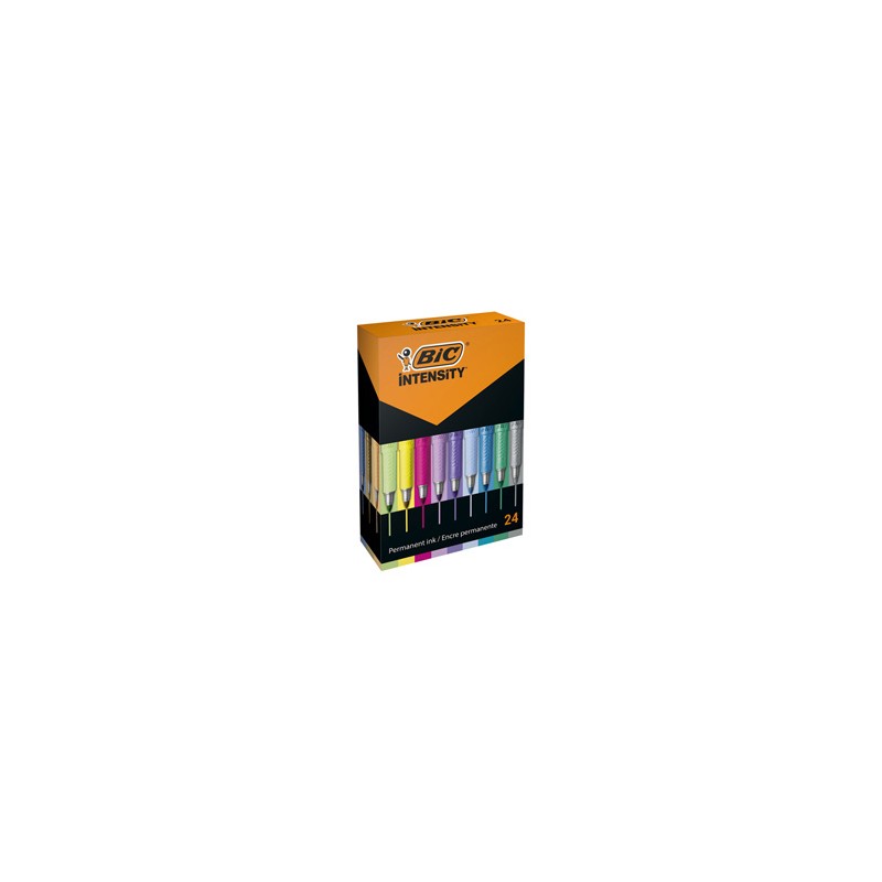 Astuccio 24 marcatori Intensity colori assortiti BIC