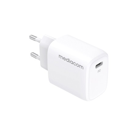 Caricatore da muro 20W porta USB Type-C Mediacom