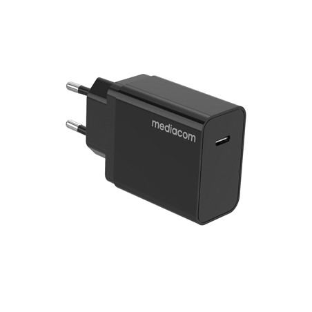 Caricatore da muro 30W porta USB Type-C Mediacom