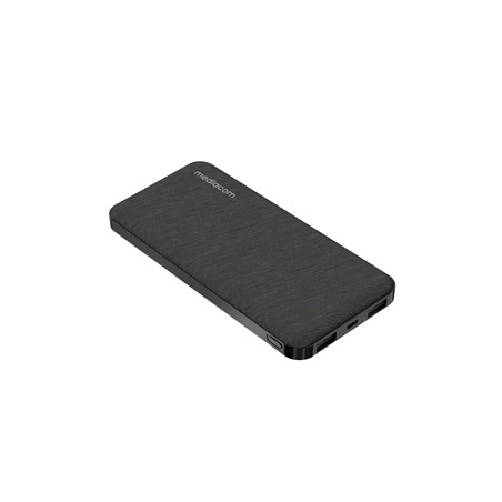 Powerbank ultrasottile USB da 10.000 mAh nero Mediacom