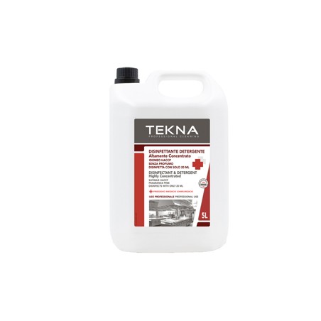 Disinfettante detergente per superfici super concentrato 5lt Tekna