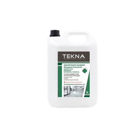 Disinfettante detergente pavimenti concentrato profumato 5lt Tekna