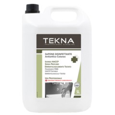 Sapone disinfettante senza profumo 5lt Tekna