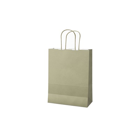 25 shoppers Twisted carta kraft 18x8x24cm salvia Mainetti Bags