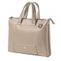 Borsa c/manici espand. Gate Trended ecopelle dim.41x30x7cm ghiaccio InTempo