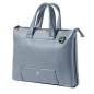 Borsa c/manici espandibile Gate Trended ecopelle dim.41x30x7cm azzurro InTempo