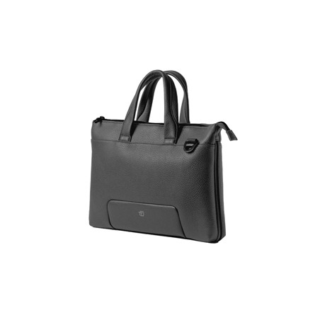 Borsa c/manici espandibile Gate Trended ecopelle dim.41x30x7cm nero InTempo