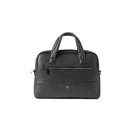 Borsa c/manici slim Gate Trended ecopelle dim.41x30x15cm nero InTempo