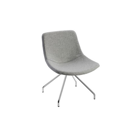 Poltroncina visitatore Tosca TO4CV grigio chiaro senza braccioli