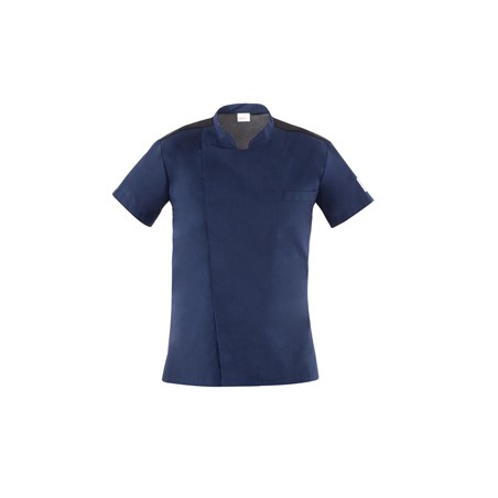 Giacca da cuoco Thiago a manica corta Tg. XL blu