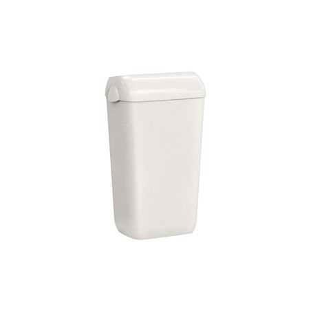 Cestino gettacarte con coperchio 23 L bianco Woodplastic