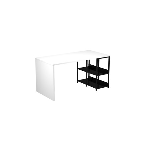 Scrivania Home-office Smarty 140x69xH72,4cm Bianco