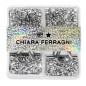 Set 4 fermafogli strass 3x6cm Chiara Ferragni collezione 2023