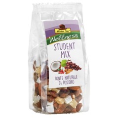 Mix frutta disidratata e frutta secca Student Mix 125g Mister Nut