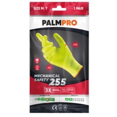 Coppia di guanti mechanical safety giallo fluo palmpro 255 tg.L Icoguanti