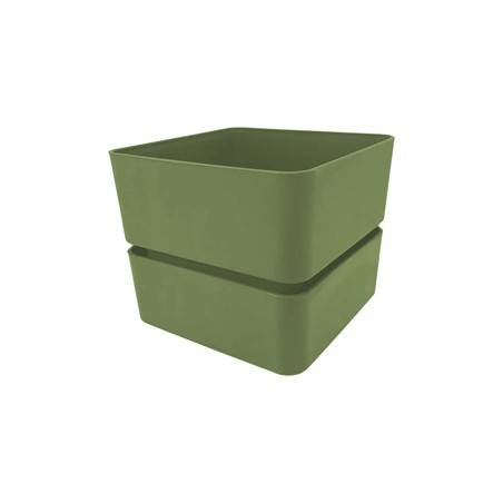 Vaso Veleta 0.75lt verde oliva TeraPlast