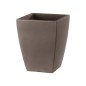 Vaso Quadro Veneto 56lt cappucino TeraPlast