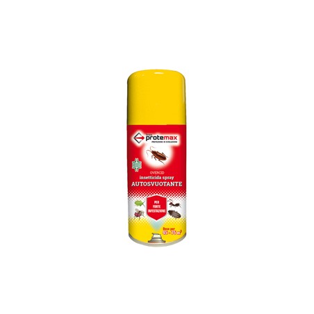 Insetticida spray Overcid bomboletta autosvuotante 150ml Protemax