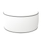 Pouf Ottoman bianco H 23x53 Ã˜ cm