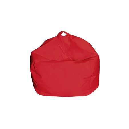 Pouf Comodone rosso H 62x65 Ã˜ cm