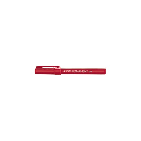 SCATOLA 12 MARCATORI TRATTO PERMANENT INK ROSSO