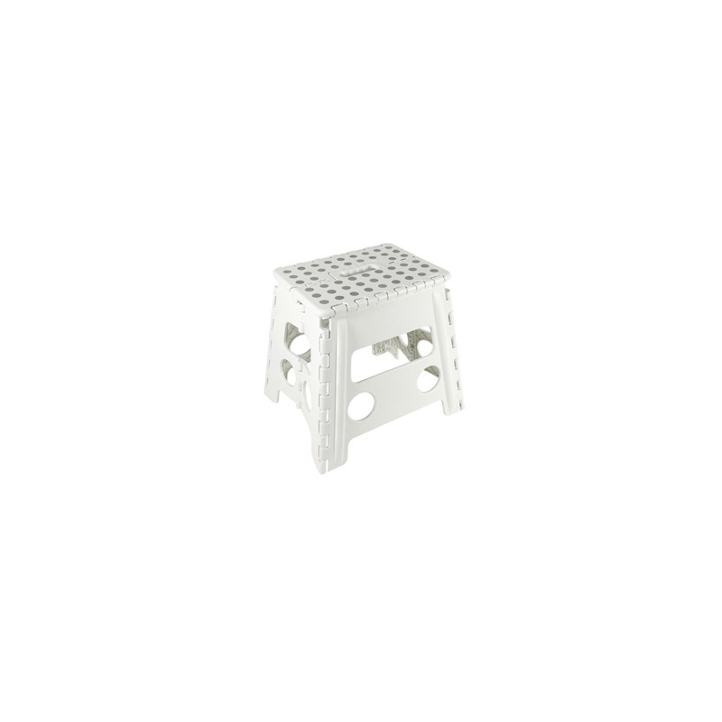 Sgabello Clic Clac alto bianco 30x22x32cm