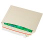 100 Buste in cartoncino teso Cart Grass A4+ 34,3x24x-2,5cm Grass Green