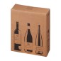 10 Scatole per tre bottiglie Wine Pack 30,5x10,8x36,8cm