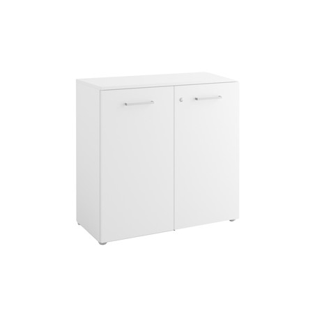 Armadio modulare con ante 90x41,6cm - H86,9cm Top bianco - Filing