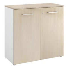 Armadio modulare con ante 90x41,6cm - H86,9cm Top rovere - Filing