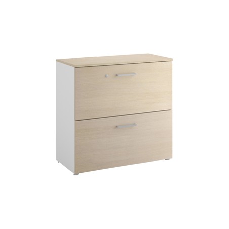 Armadio modulare con 2 classificatori 90x41,6cm - H86,9cm Top rovere - Filing