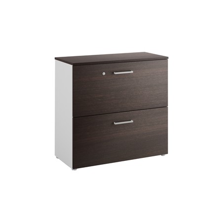 Armadio modulare con 2 classificatori 90x41,6cm - H86,9cm Top wengE' - Filing