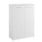 Armadio modulare con ante 90x41,6cm - H128,5cm Top bianco - Filing