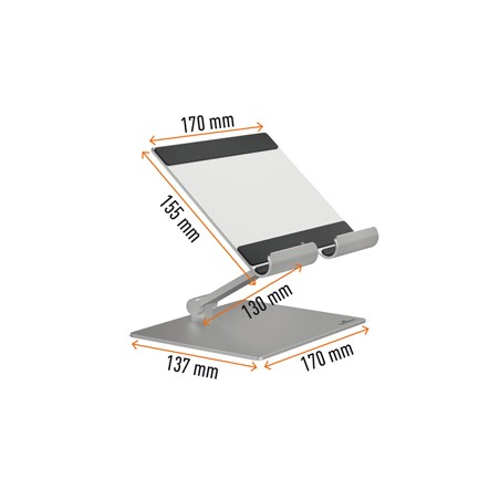 Supporto per tablet da parete Visioclip Durable