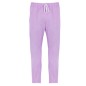 Pantaloni Pitagora in cotone Tg. M lilla chiaro