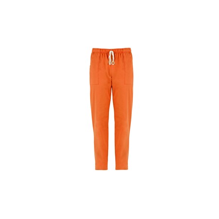 Pantaloni Pitagora in cotone Tg. S arancio