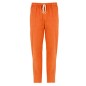 Pantaloni Pitagora in cotone Tg. L arancio