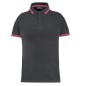 Polo donna WayLady grigio-fucsia Taglia S U-power