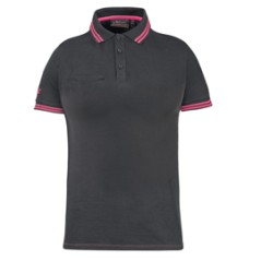 Polo donna WayLady grigio-fucsia Taglia M U-power