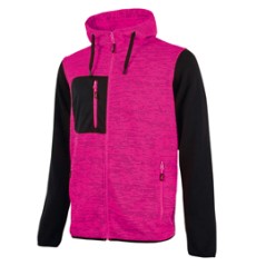 Felpa donna Rainbow Lady grigio-fucsia Taglia S U-power