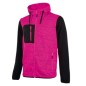 Felpa donna Rainbow Lady grigio-fucsia Taglia L U-power