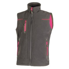 Gilet donna Universe Lady grigio-fucsia Taglia L U-power