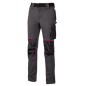 Pantaloni donna Atom Lady grigio-fucsia Taglia S U-power