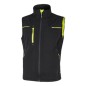 Gilet donna Saturn Lady nero-giallo Taglia L U-power